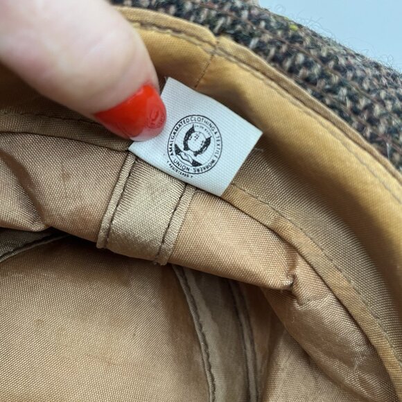 Vintage 60s MCM McGregor Wool Tweed Fedora Hat Small 6 3/4–6 7/8 Union Made USA - Picture 8 of 10